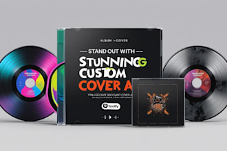 design an album, ep or single cover for your music release