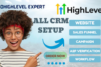 be your gohighlevel expert for gohighlevel sales funnel CRM automation