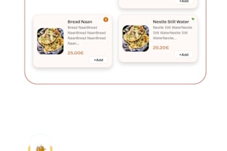 develop web and mobile app for food delivery restaurants