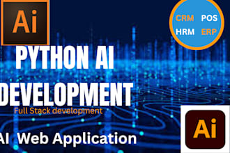 develop ai web app, mobile app, ml saas, CRM software, erp system, pos, hrm