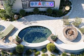 do landscape design, rendering for backyard, garden, patio, pool via 3d modeling