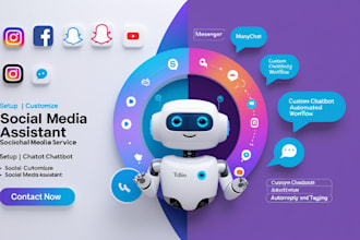 create social media ai chatbot instagram manychat dm automation lead generation