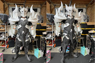 do wearable full 3d cosplay armor model hellblade armor rathalos cosplay armor
