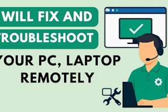fix and troubleshoot your PC or laptop remotely