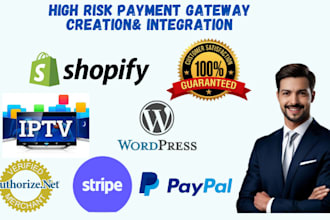 setup high risk payment gateway, 2d,3d payment gateway, payment processor