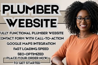 plumber website, plumbing services, local business, wordpress plumber site