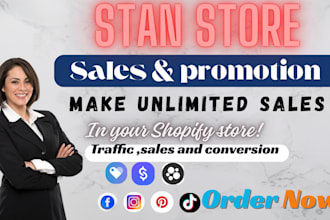 promote stan store payhip site via seo sales funnel digital marketing beacon ai