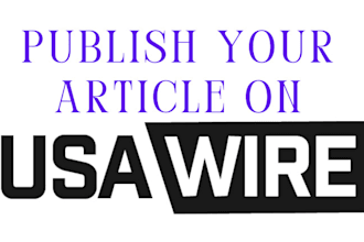 publish your article, guest post on usawire
