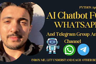build a powerful whatsapp chatbot, ai chatbot for your telegram channel or group