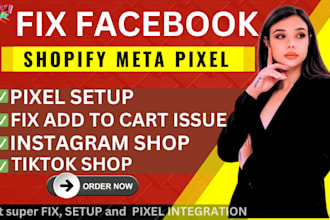fix facebook meta ads shopify pixel conversion instagram shop product tagging