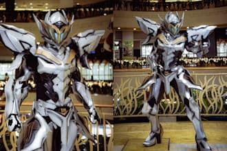 do 3d wearable cosplay creation full knight armor 3d helmet cosplay armor model