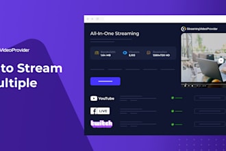 provide high quality iptv restream with panel, epg,vod setup, reseller panel
