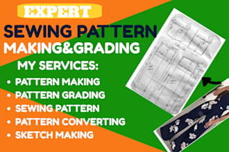 make accurate sewing pattern making grading seamless for your garment and clothe