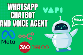 build ai agent n8n whatsapp chatbot automation vapi voice agent retell makecom