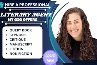 find active literary agent, write query latter, synopsis, fiction
