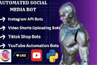 social media bot tiktok bot instagram bot youtube bot twitter x auto follow bot