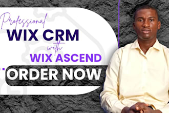set up CRM and automations for your wix website using ascend