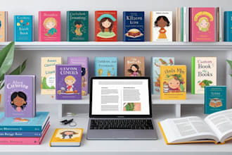 design custom book covers and format ebooks or paperbacks