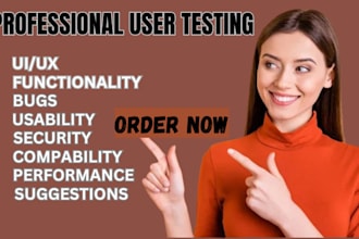 qa review and test ios app, website review, and android app user experience