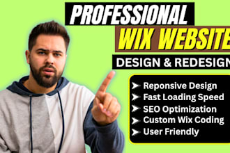 wix design redesign wix website design wix website development wix website