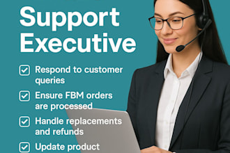 amazon seller central support VA like fbm messages and listing updates