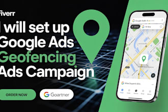 set up geofencing and google ads campaign to reach targeted audience