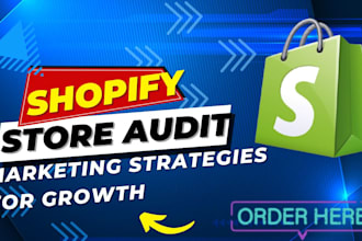 audit your ecommerce store and suggest marketing strategies for growth