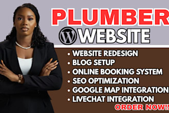 plumber website electrician website local business website contractor website