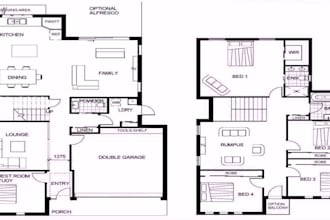 be your architectural plan ,draftman for house plan,2d floor plan in autocad