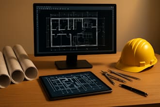 draw architectural, electrical plan, plumbing, mep drawings