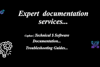write technical, troubleshooting, and software  documentation