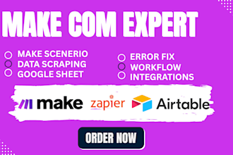 do make com automation, task make com automation, workflow made com automation