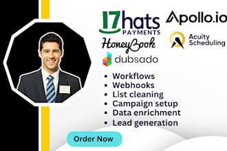 setup honey book dubsado CRM automation workflow 17hats acuity scheduling