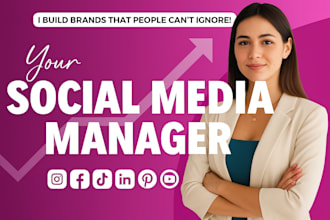 your social media marketing manager, content creator and brand strategist
