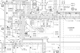 create permit plan,including detailed hvac, electrical,and plumbing mep drawings