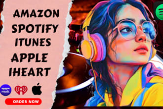 do amazon music apple itunes iheart music promotion to real listeners