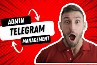 telegram admin, community manager, social media manager, telegram chatter