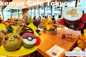 reserve a place for pokemon cafe and kirby cafe