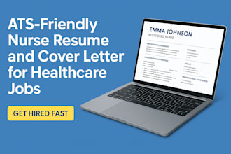 write ats friendly nurse resume and cover letter for healthcare jobs