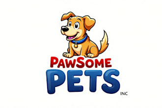 do traning dog mascot logo for your business only 12 hours