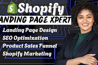 create shopify landing page, product landing page, with pagefly, gempage, shogun
