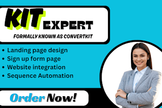 be your convertkit or kit expert, design convertkit newsletter or email template