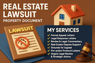 online lawyer for real estate lawsuits property dispute legal motions drafting