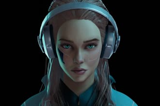 3d character modelling 3d metahuman game character for nft metaverse daz3