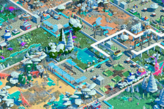 design 3d game environment and 3d map game