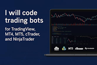 code trading bots for tradingview, mt4, mt5, ctrader, and ninjatrader