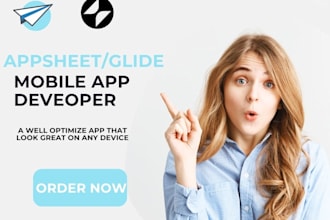 build a web app using appsheet and glide