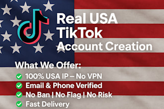 create usa tiktok account for your business growth