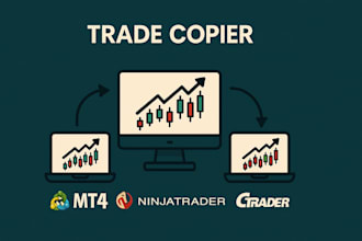 code ctrader strategy or tradecopier bot on ctrader, ninjatrader, quantower, mt5