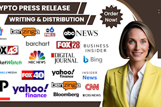 crypto press release crypto PR distribution crypto promotion on top news outlets